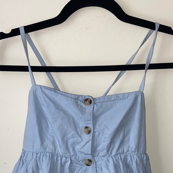Urban Outfitters BDG Babydoll Mini Dress in Blue - Picture 3 of 11